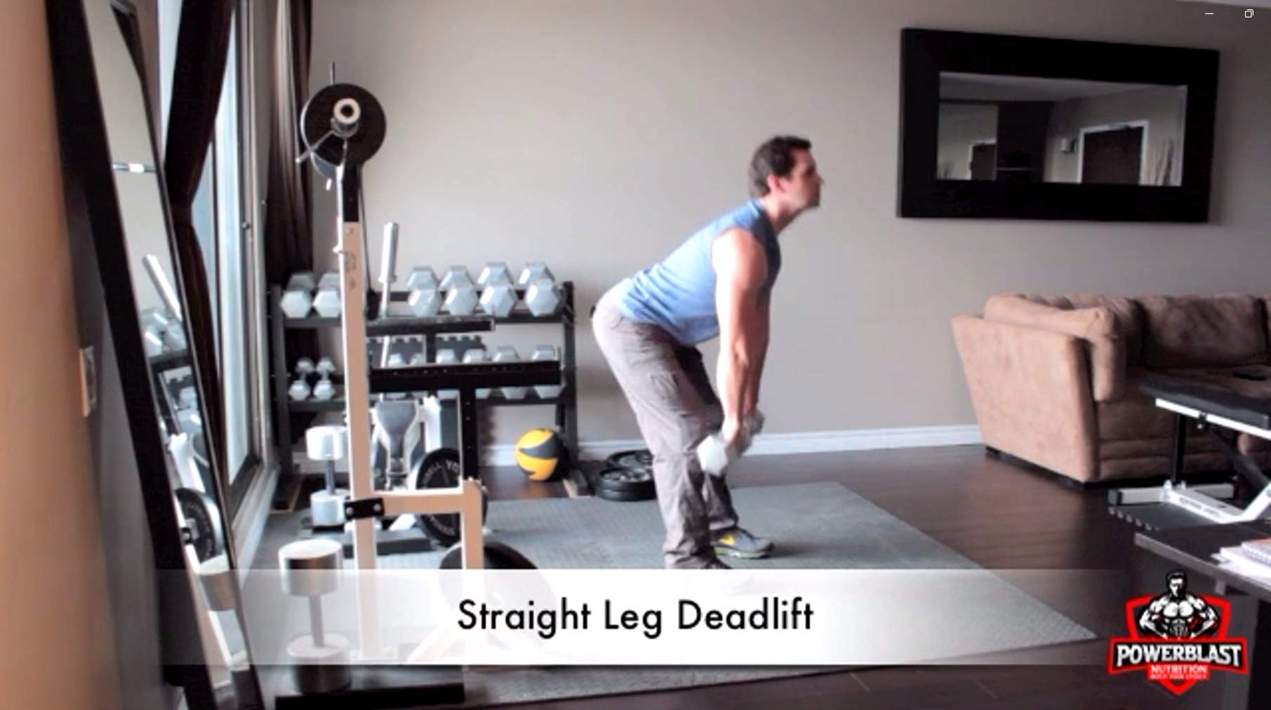 Dumbbell Straight-Leg Deadlift – Hamstrings & Glutes